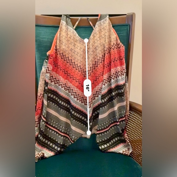 2/$15 - River Island Boho Handkerchief Hem Tank - UK 10 (US 6) - Picture 9 of 10
